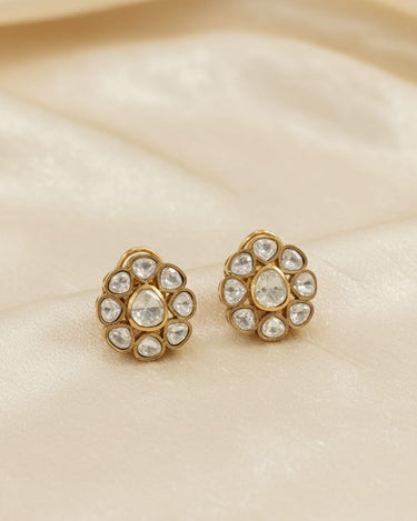 Drop Polki Earrings
